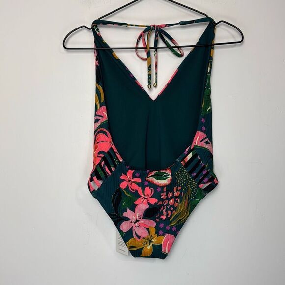 Vitamin A Bianca One Piece - Painted Jungle EcoRib BT S NWT - Picture 5 of 7